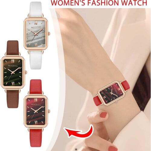 2021 NEW Light Luxury Retro Temperament Ladies Watch Fashion Small Square Ladies Watch часы женские relogio feminino reloj mujer
