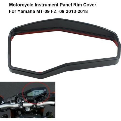 Motorcycle Instrument Panel Rim Cover Black for Yamaha MT-09 FZ-09 MT09 FZ09 2013 2014 2015 2016 2017 2018
