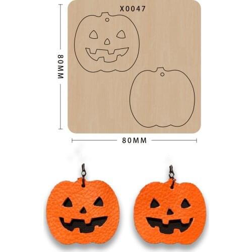 Wooden die cut DIY Halloween gift Scrapbooking leather cutting dies handmade crafts Making Decor Supplies Dies Template