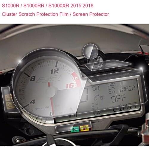 For BMW S1000R S1000RR S1000XR 2015 2016 Cluster Scratch Protection Film Screen Protector 100% Brand New