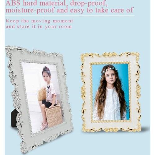 European home decoration picture display photo frame photo display stand living room bedroom with photo frame decoration