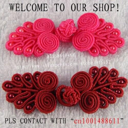 Hademade China knot button 6-7.5cm peacock button Garment accessories Package decoration 30pcs mixed 2 colors Free Shipping