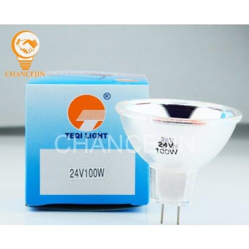 TEQI G6.35 24V250W 24V150W 24V100W 12V100W 15V150W 21V150W cold light source lamp cup halogen tungsten lamp endoscope bulb