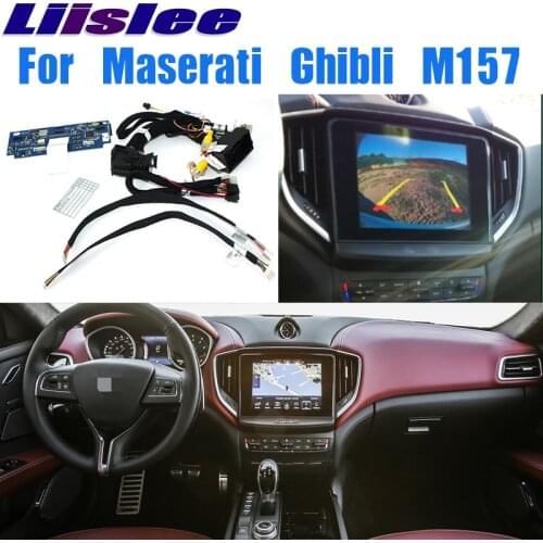 Liandlee Parking Camera Interface Reverse Back Up Park Camera Kits For Maserati Ghibli M157 Original Display Upgraded