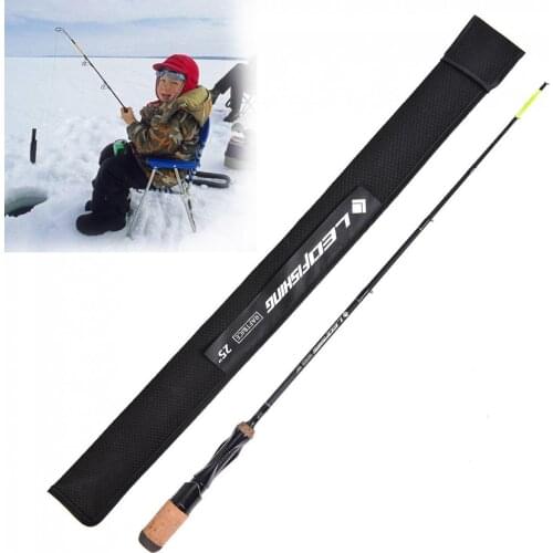 Lightweight Fishing Rod 25inch / 63.5cm One-piece Fiberglass Boat Raft Winter Fishing Pole Fishing Rods