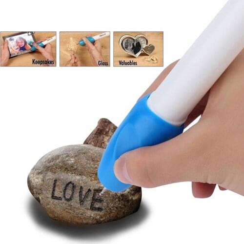 New Design Mini Engraving Pen Electric Carving Pen Machine Graver Tool Engraver with Replacement Nozzle Electric Lettering