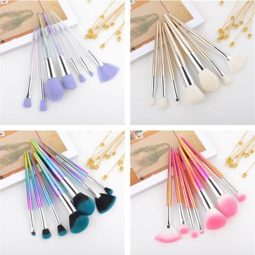 7Pcs Water drop Makeup Brushes Kit Powder Foundation Eye shadow Make Up Brush Eye Shadow Eyelashes Lip Brush Cosmetics Tool
