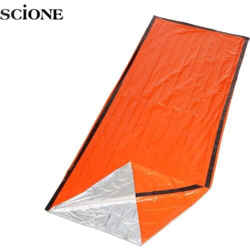 Outdoor PE Aluminum Film Emergency Sleeping Bag Thermal Insulation Emergency Survival Reflective Tent Moisture Proof Mat X461A