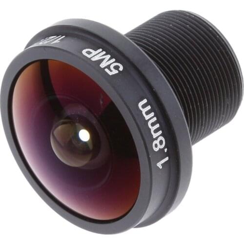 1.8mm 1/2.5 inch Fisheye Lens 5MP M12 Wide Angle 190 Degree Security Camera Lens with high definition for Mini Camera