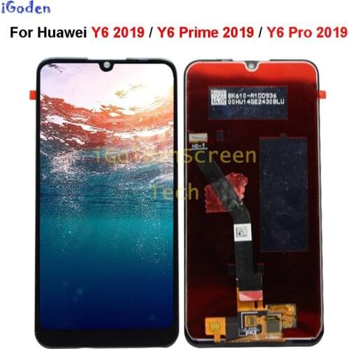 Original LCD 6.09" For Huawei Y6 2019 Y6 Prime 2019 LCD Display Touch Screen Digitizer Assembly MRD-LX1F LCD display