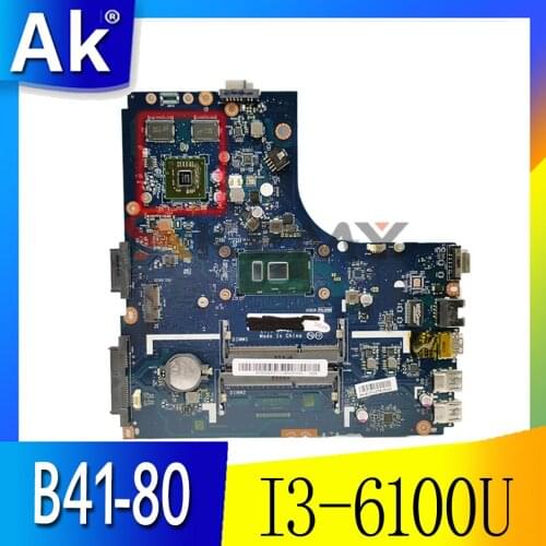 Applicable to B41-80 notebook motherboard I3-6100U EXO2G number LA-D101P FRU 5B20K57286 5B20K57297 5B20K57284 5B20K57298
