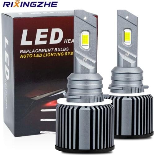 RXZ 8000lm 72w 2PCS H15 Headlight Led COB Chipand Daytimes running light Stock Replacement 6000K For Audi A5 A6 Q7