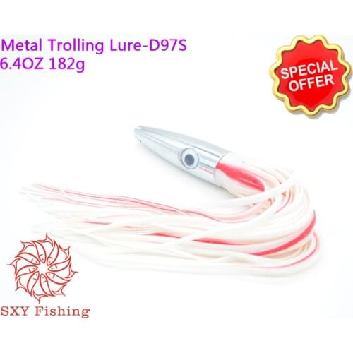 SXY FISHING D97S Metal Trolling Lure Weigth 2oz Metal sea fishing Trolling octopus lure Ship bait perfect swimming stroke