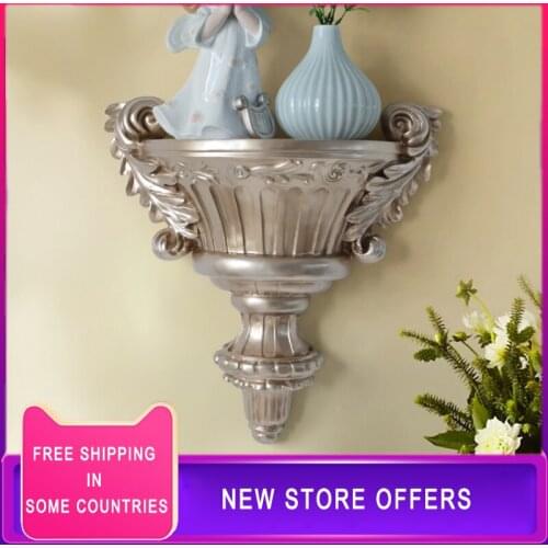 Nordic Wall Decoration Frame Crafts Resin Figure Wall Shelves Decorative Decorations for Living Room Hanging Wall Shelf Gifts