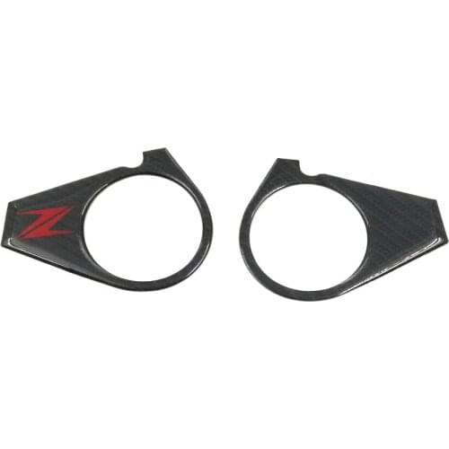 Carbon Fiber 3D Triple Tree For Kawasaki ZX10R ZX-10R ZX 10R 06 07 Decal Pad Top Clamp Upper Front End Cover Sticker Protector