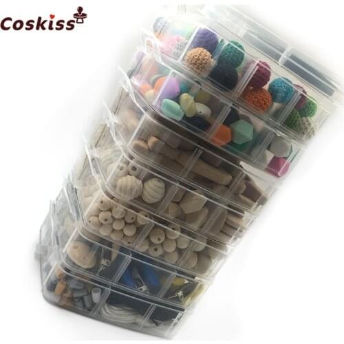 Crochet Beads Pacifier Clip Handmade Organic Wooden Animal Breakaway Safety Clasp Wooden Beads Silicone Beads Baby Teether Toys