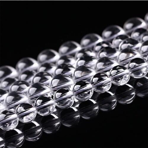 Top quality white transparent glass ball round crystal beads Loose beads Selectable 2/3/4/6/8/10/12/14/16/18/20MM H428
