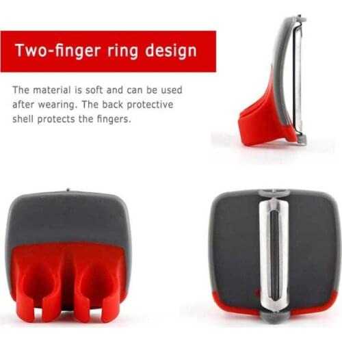 1pcs Finger Peeler Easy Hold Kitchen Gadgets Vegetable Cutter Fruit Slicer Peeler Durable Kitchen Accessories Cocina