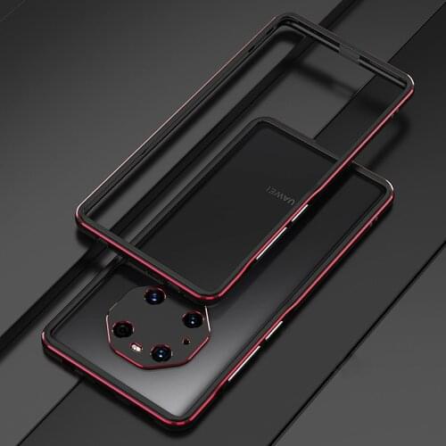 For Huawei Mate 40 Pro Aluminum metal bumper Frame Slim Cover phone case + Carmera Protector for Huawei Mate 40 Pro Case Capa