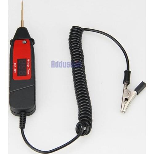 Universal 5-36V Automotive LCD Digital Circuit Tester Voltage Meter Pen Car Truck Circuit Scanner Power Probe Diagnostic Tool