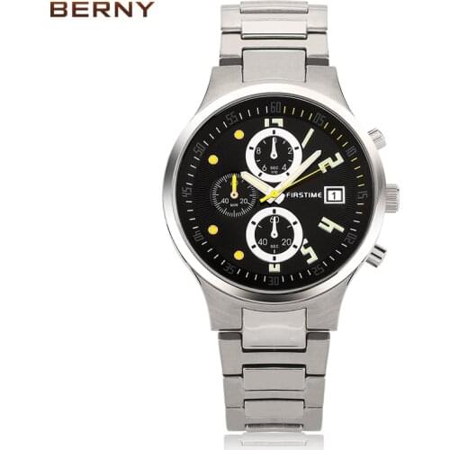 BERNY Mens Waterproof Watch