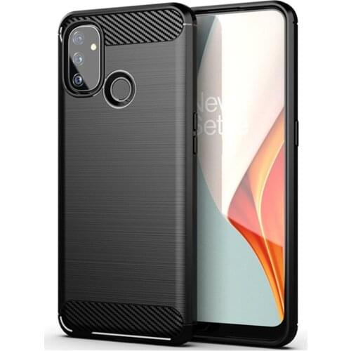 For OnePlus Nord N10 5G Case Luxury Carbon Fiber Skin Full Soft Silicone Cover Case For OnePlus Nord N100 Phone Cases