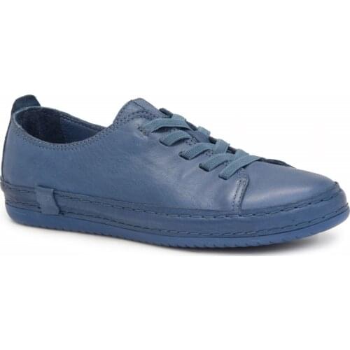 Gedikpasalı Frf 12906 Blue 2021 Summer Season Women 'S Elevator Shoes Real Cow Leather Rubber Tied Sneakers Breathable Casual Comfortable