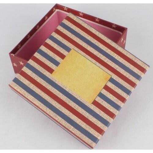 Custom logo paperboard drawer gift box with ribbon ---DH11853