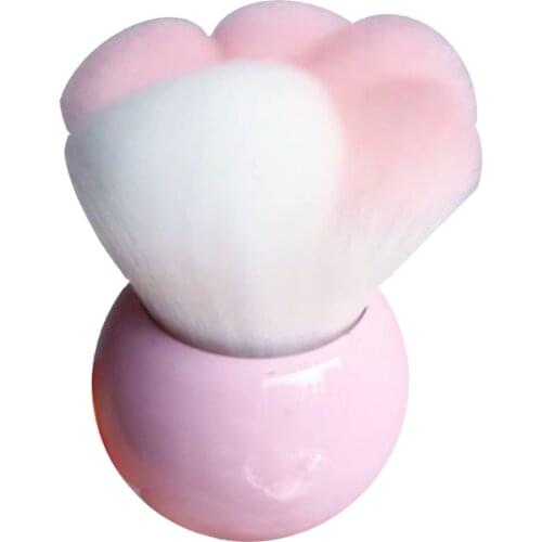 Cat Paw Design Makeup Brush Cosmetics Powder Blush Brush Powder Applicators for Girls Ladies