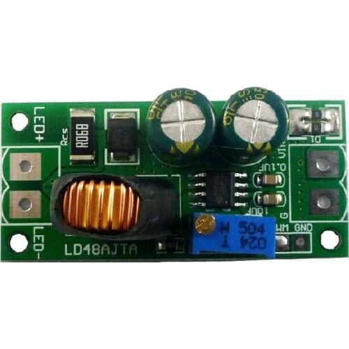 Ld48Ajta Dc8-50V Potentiometer Adjustable Pwm Led Driver Controller Dc-Dc Step-Down Constant Current Converter