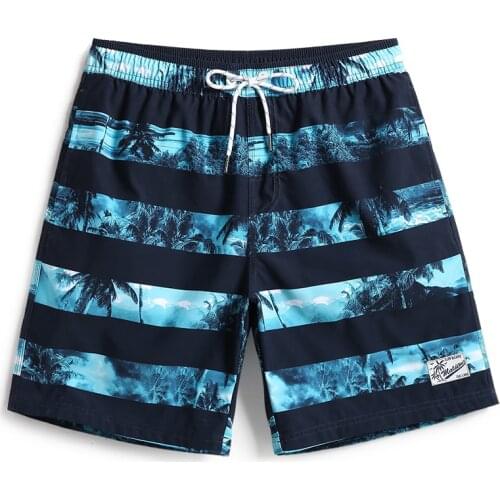 Men Beach Shorts Board Boxer Trunks Shorts Mens Boardshorts Casual Quick Drying Shorts Gay With Lining