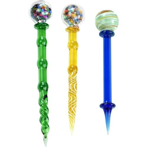 Novelty Dab Rig Tool for Oil and Wax Glass Carb Cap Dabber Various Pattern Extraction Smoking Accessories