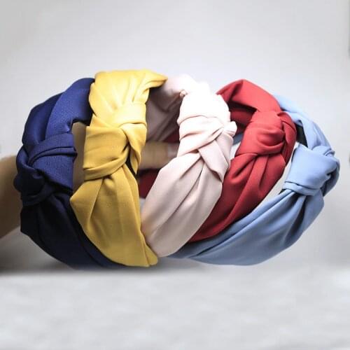 Sweey Honey Girl Hairband Fashion Headband Solid Headwear Classic Girls Hair Accessories DIY Turban Hair Band Hair Hoop