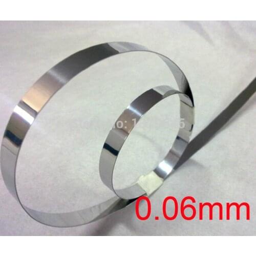 0.06mm thickness Stainless Steel Spring Sheet Strap band,ss304 foil spring sheet leaf spring piece thin slice