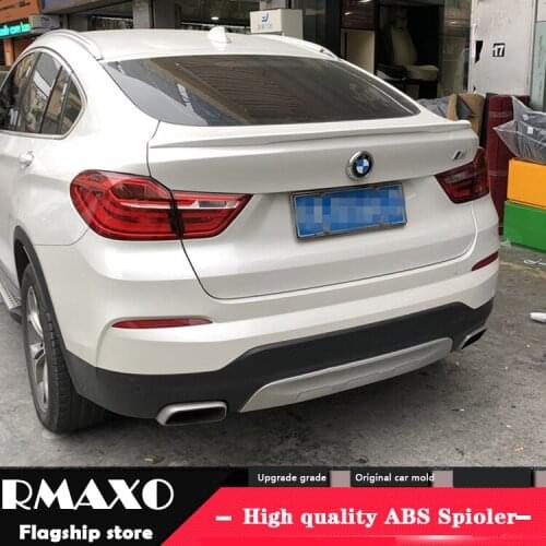 For F26 X4 Spoiler 2015-2017 BMW F26 X4 yc Spoiler ABS plastic Material Car Rear Wing Color Rear Spoiler