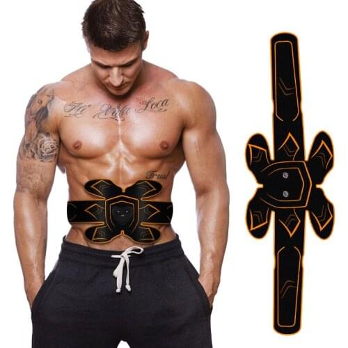 Abdominal Muscle Stimulator Exerciser Slimming Fat Burning Exerciser Loss Weight Belly Muscle Fitness Trainer Gear USB Charged