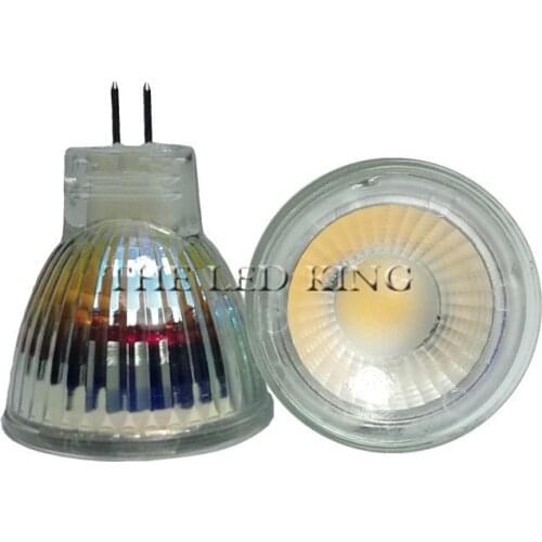 New High Power Lampada Led MR11 GU4 AC220V COB 7W Dimmable Led Cob Spotlight Warm Cool White MR 11 12V Bulb Lamp GU 4 220V
