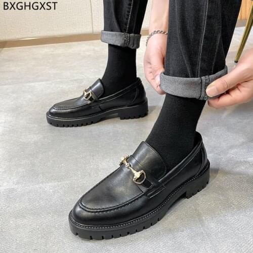 White Casual Business Shoes Men Black Designer Mens Dress Shoes Loafers Fashion Leather Shoes Men Classic Chaussure Homme Sapato