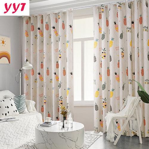 YanYangTian Tulle window sun curtain hooks Fly curtain for door bedroom Kitchen living room sheer Opaque curtains picture window