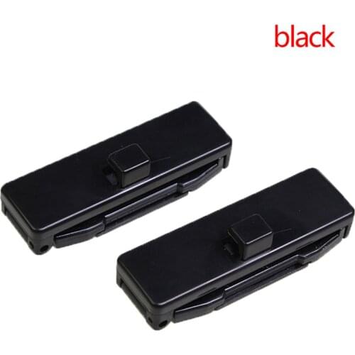 2 pcs Belt Clip 2.55*0.9 inch Auto Shoulder Neck Strap Locking Buckle Car Safety Seat Belt Adjuster Stopper Clips
