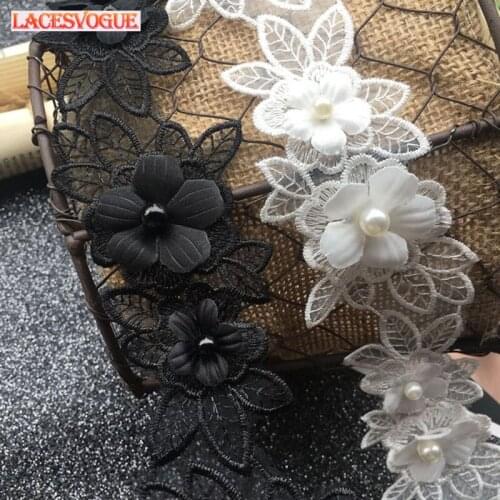 10PCS 6*10cm Embroidery flower Beaded lace applique Handmade DIY Patches accessories Patchwork Needlework sewing Cloth paste 156