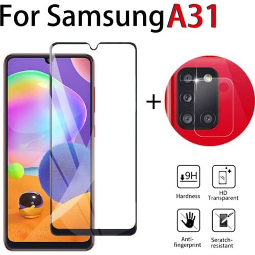 2 in 1 Camera Lens Screen Tempered Glass Film For Samsung Galaxy A31 Camera Lens Screen Protector Tempered Glass For Samsung A31