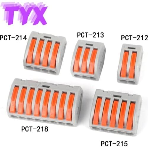20/50/100pcs Mini Fast Wire Universal Cable Connector 222 Type Household Compact Wire Connection Push-in Terminal Block