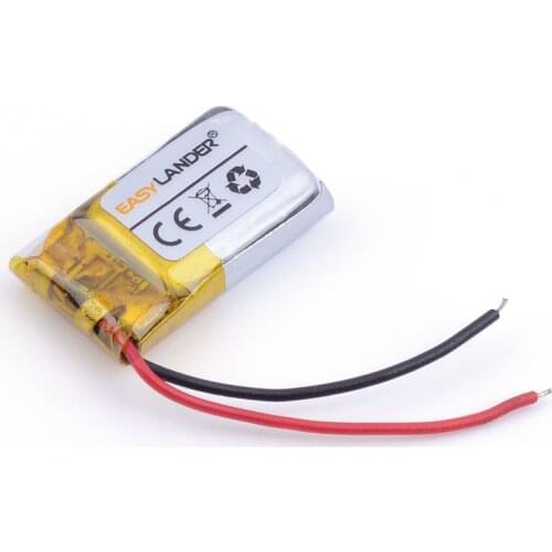 3.7V lithium polymer battery 041220 401220 80mah For MP3 MP4 MP5 Bluetooth headset 3D glasses Smart watch