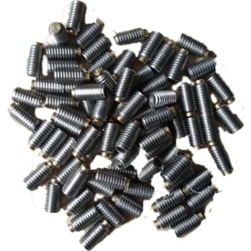 5pcs M5 M6 allen set screws flat end brass buffer position male screw machine bolt stainless steel 5mm-52mm length