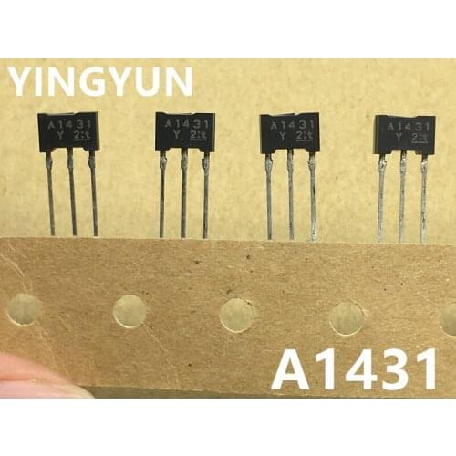 50PCS/LOT 2SA1431 2SA1431-Y A1431 5A 20V PNP type power amplifying triode
