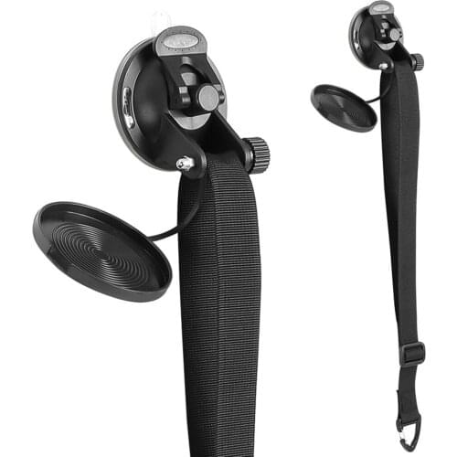 Car Suction Cup Anchor with Securing Hook Adjsutable Tie Down for Camping Tarp Car Organizer Rear Racks Car Accessory