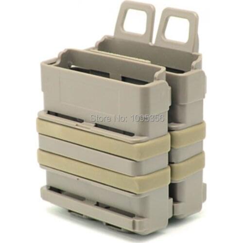 DE Tactical 7.62 version of FAST MAG quick pull M4 Magazine Pouch module combination two sets for hunting Airsoft waregame
