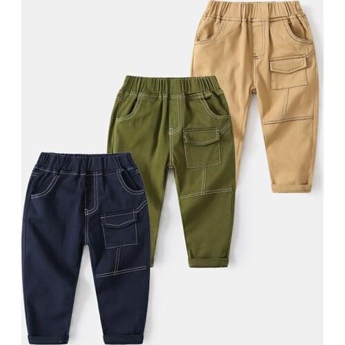 Spring Kids Pants Boys Pants Casual Children Cargo Pants for Boys Baby Girl Pants Winter Pants for Girls Kids Clothing 2-8Y
