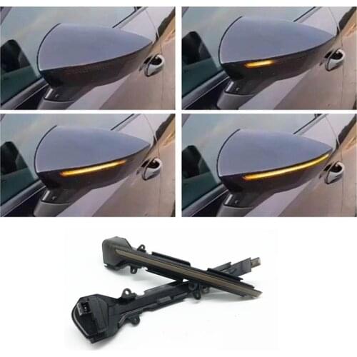 Dynamic LED Blinker Indicator Mirror Turn Light Signal Repeater Suitable for Seat Leon SC ST R Cupra MK3 5F 5F1 5F5 5F8 2012